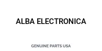 ALBA ELECTRONICA industrial parts