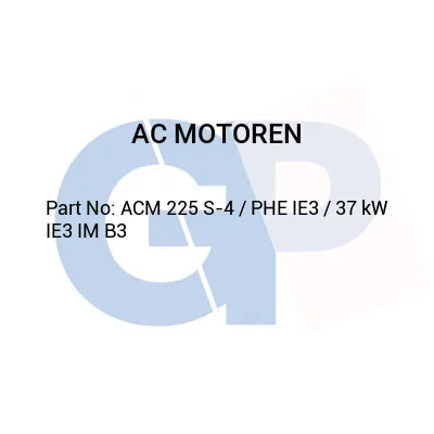 AC MOTOREN ACM 225 S-4 / PHE IE3 / 37 kW IE3 IM B3