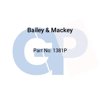 Bailey & Mackey 1381P