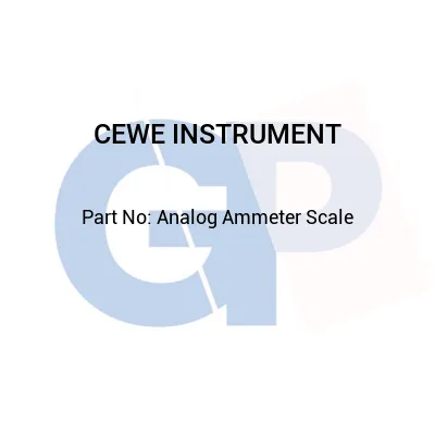 CEWE INSTRUMENT Analog Ammeter Scale