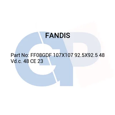 FANDIS - FF08GDF 107X107 92.5X92.5 48 Vd.c. 48 CE 23