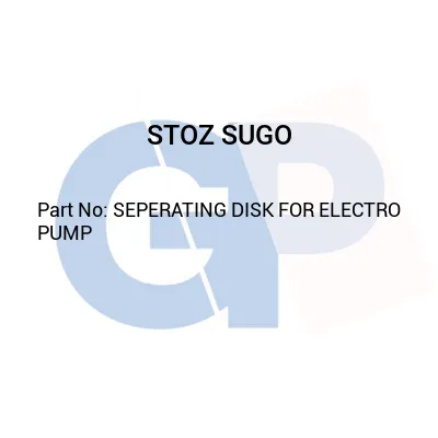 STOZ SUGO SEPERATING DISK FOR ELECTRO PUMP